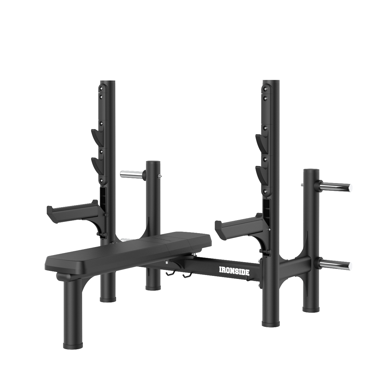 IRONSIDE Luxe Olympic Flat Bench Press Weight Benches IRONSIDE FITNESS CANADA
