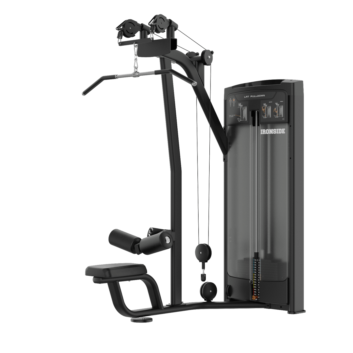 IRONSIDE Luxe Lat Pulldown Machine Strength Machines IRONSIDE FITNESS CANADA