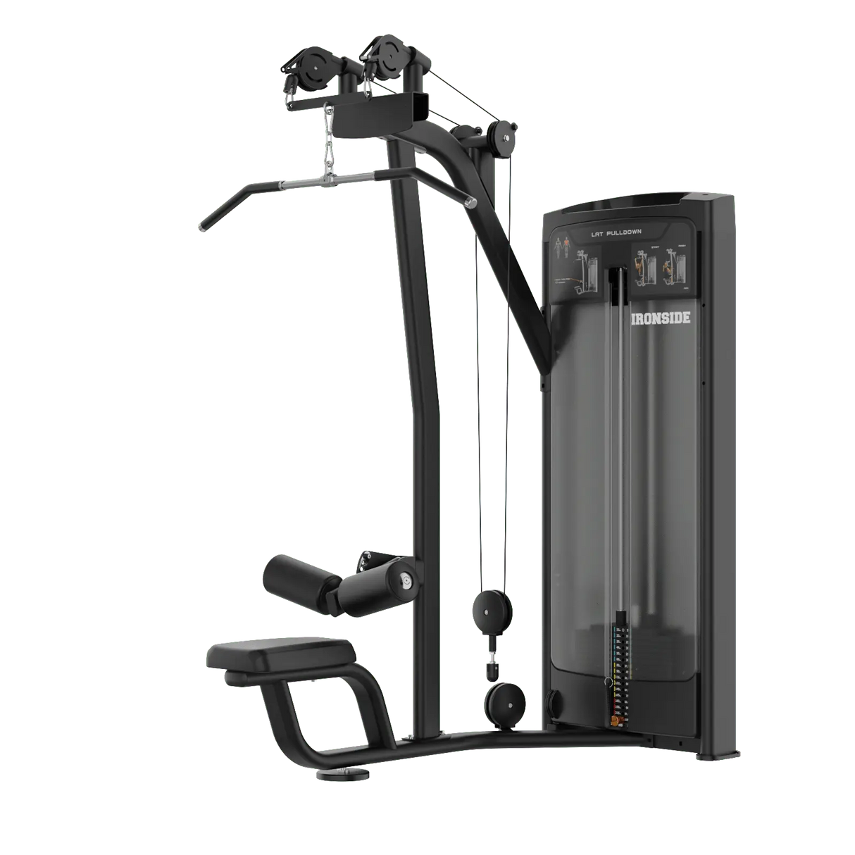 IRONSIDE Luxe Lat Pulldown Machine Strength Machines IRONSIDE FITNESS CANADA