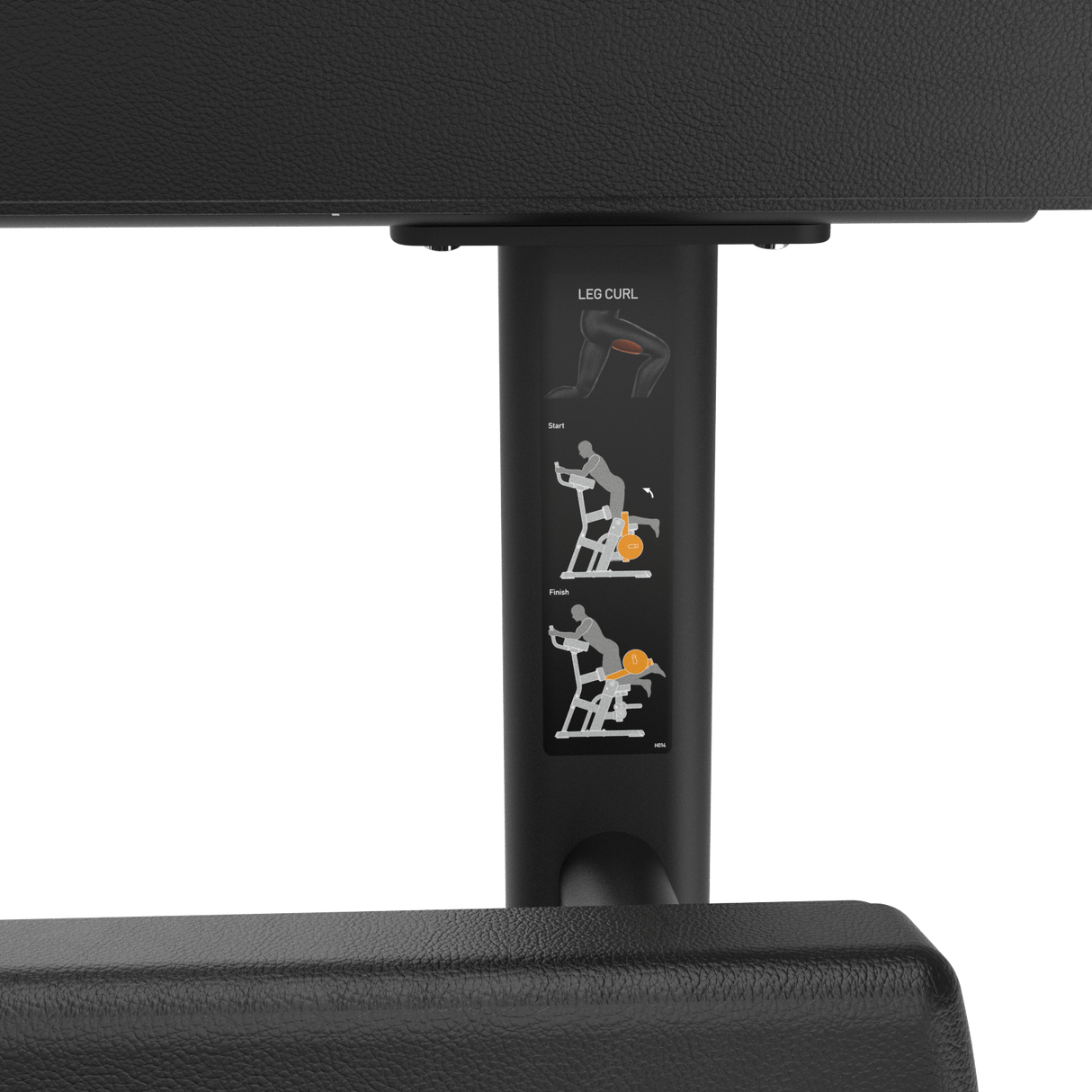 IRONSIDE Luxe Plate-Loaded Standing Leg Curl Strength Machines IRONSIDE FITNESS CANADA