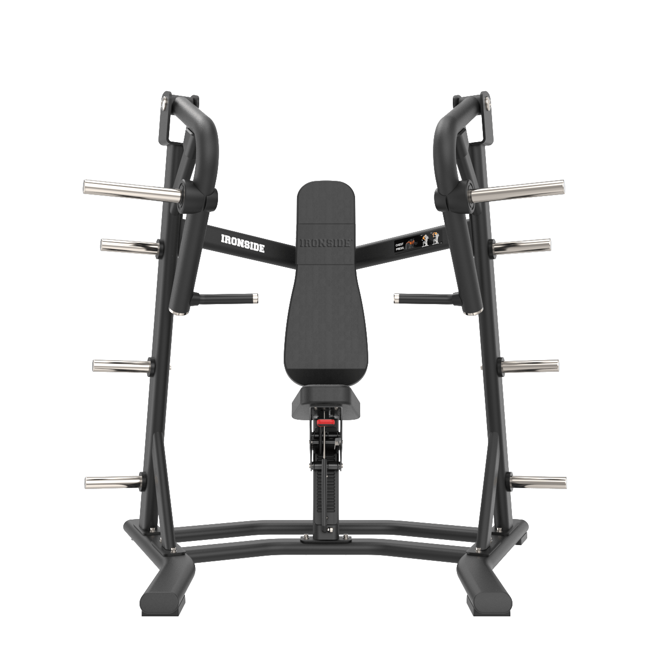 IRONSIDE Luxe Plate-Loaded Chest Press Strength Machines IRONSIDE FITNESS CANADA