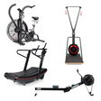 IRONSIDE Curved Treadmill + Air Bike + Rower + Ski Erg Bundle Cardio Machines IRONSIDE FITNESS CANADA
