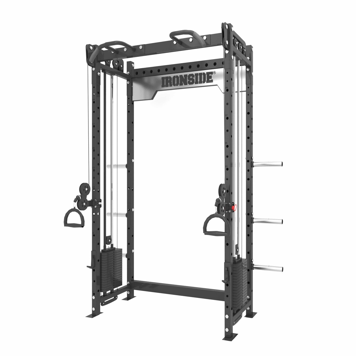 IRONSIDE Power Rack with Cable System Strength Machines IRONSIDE FITNESS CANADA