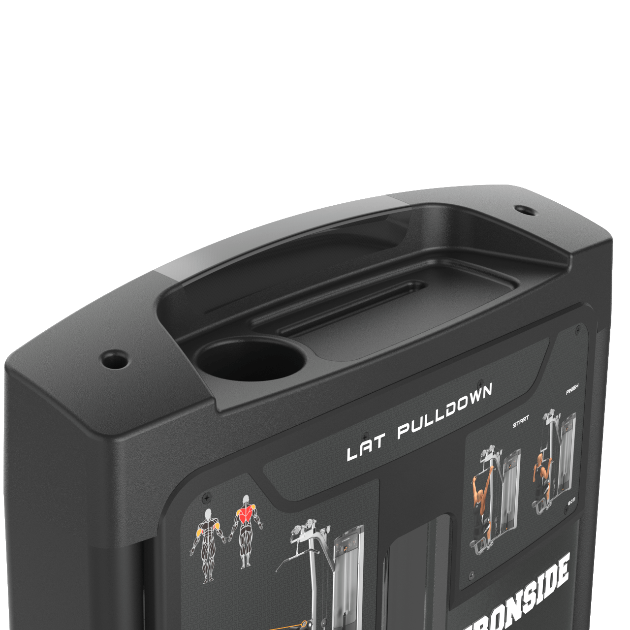 IRONSIDE Luxe Lat Pulldown Machine Strength Machines IRONSIDE FITNESS CANADA