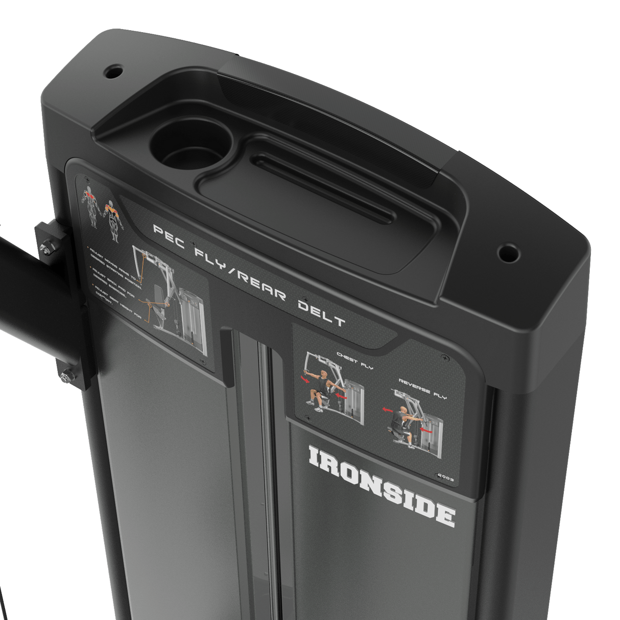 IRONSIDE Luxe Dual Pec Fly & Rear Delt Machine Strength Machines IRONSIDE FITNESS CANADA