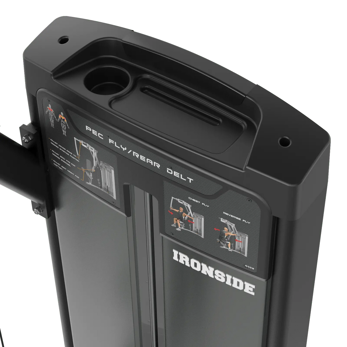 IRONSIDE Luxe Dual Pec Fly & Rear Delt Machine Strength Machines IRONSIDE FITNESS CANADA