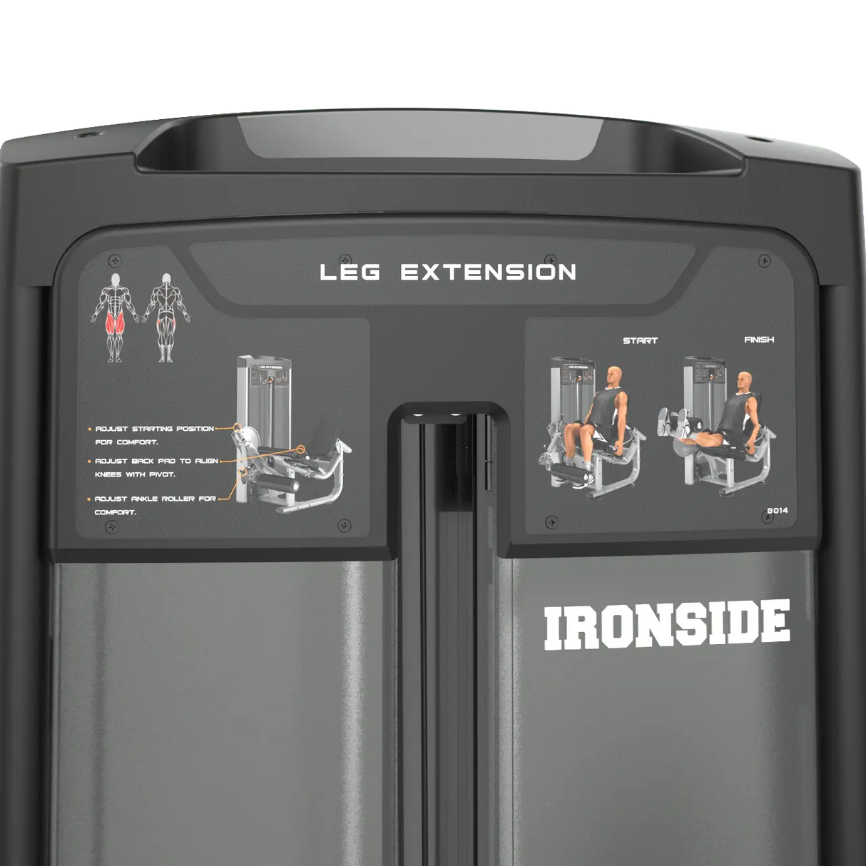IRONSIDE Luxe Leg Extension Machine Strength Machines IRONSIDE FITNESS CANADA