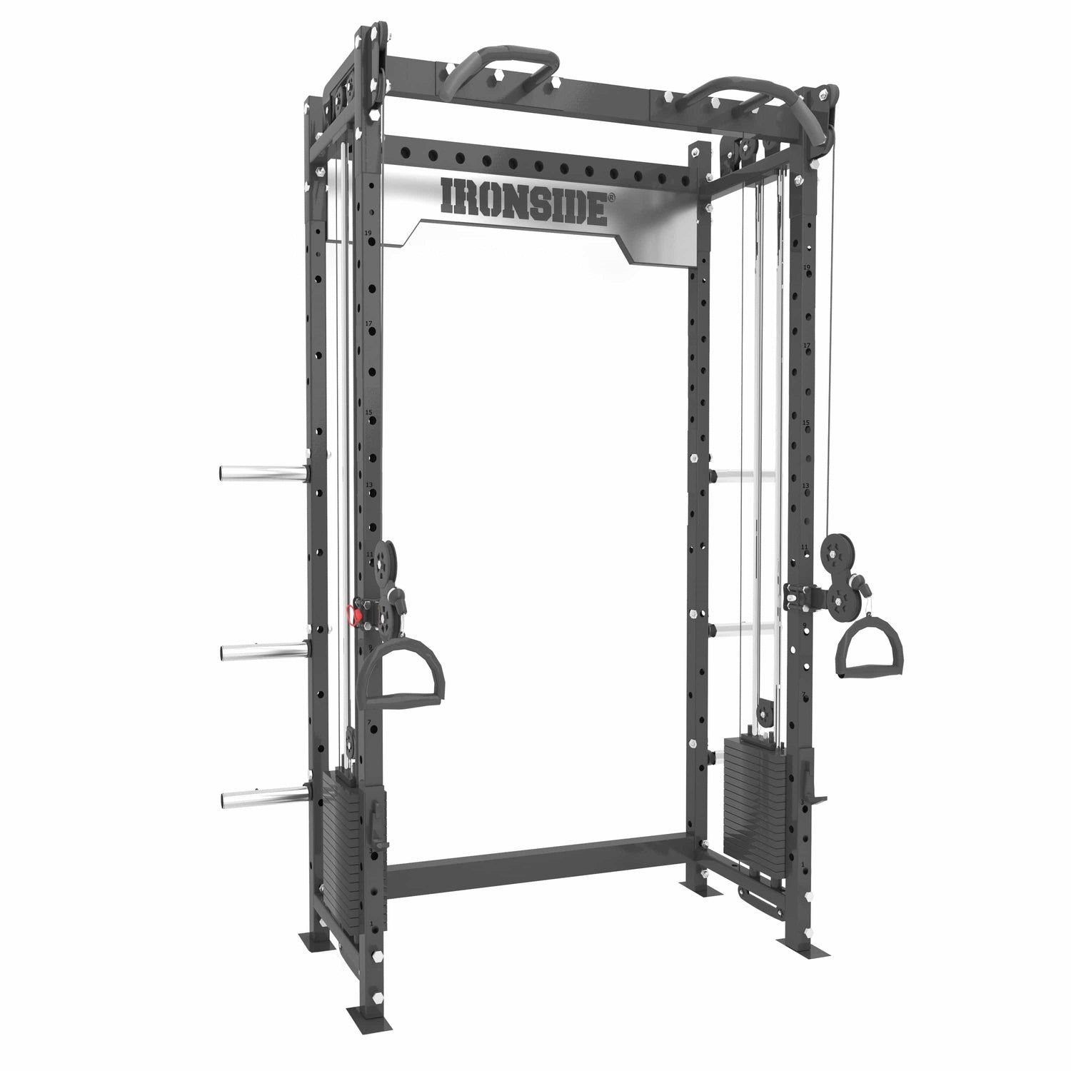 IRONSIDE Power Rack with Cable System Strength Machines IRONSIDE FITNESS CANADA
