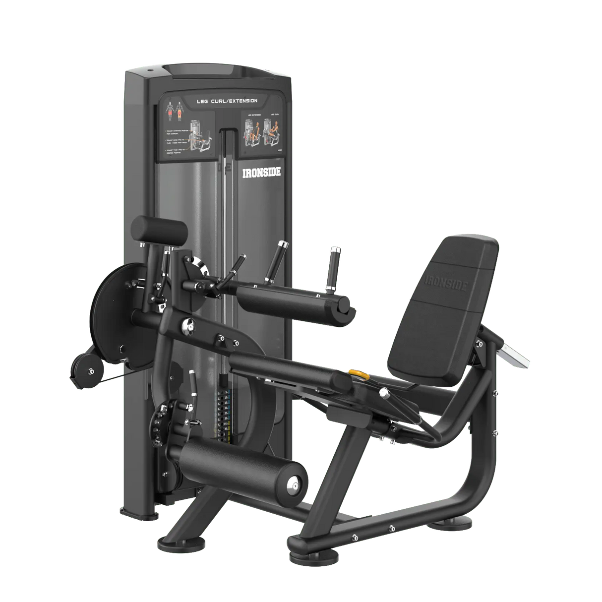 IRONSIDE Luxe Dual Leg Curl & Extension Machine Strength Machines IRONSIDE FITNESS CANADA