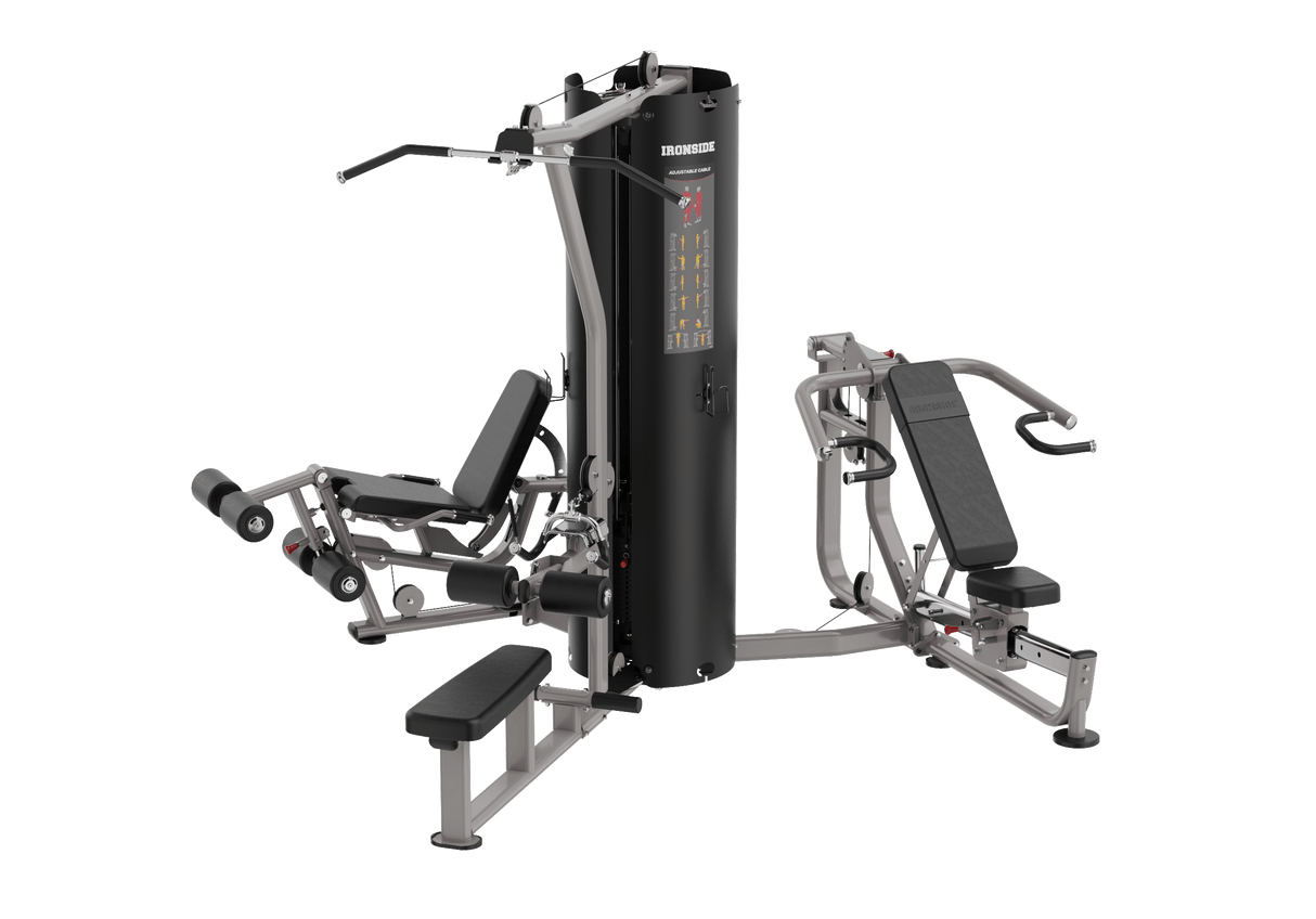 IRONSIDE Luxe 3-Stack Multi Station Strength Machines IRONSIDE FITNESS CANADA