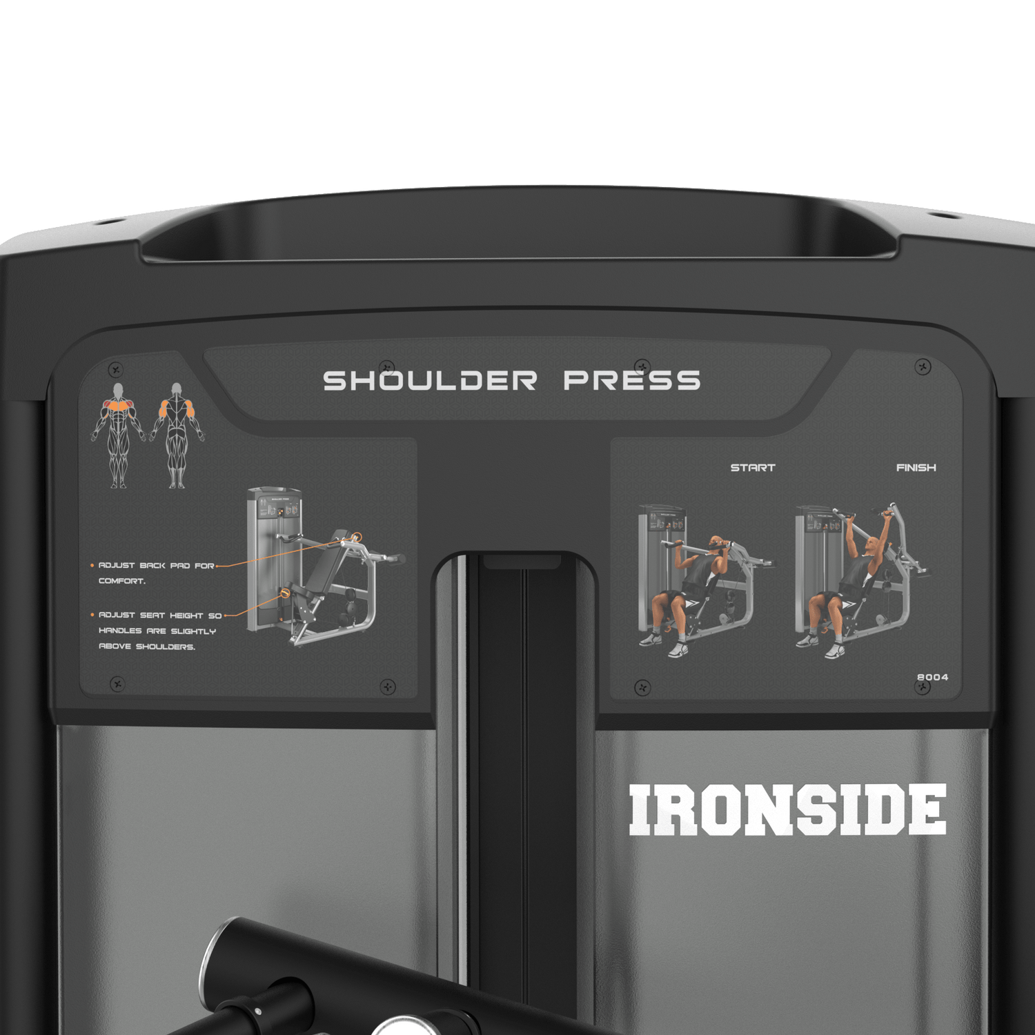 IRONSIDE Luxe Shoulder Press Machine Strength Machines IRONSIDE FITNESS CANADA