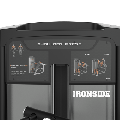IRONSIDE Luxe Shoulder Press Machine Strength Machines IRONSIDE FITNESS CANADA