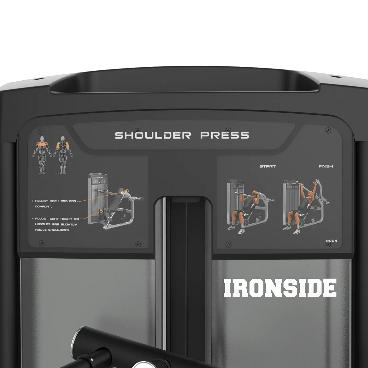IRONSIDE Luxe Shoulder Press Machine Strength Machines IRONSIDE FITNESS CANADA