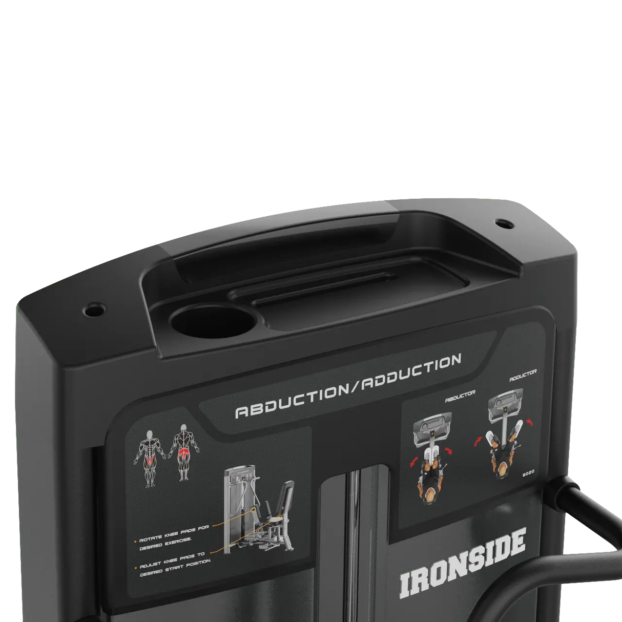 IRONSIDE Luxe Dual Abductor & Adductor Machine Strength Machines IRONSIDE FITNESS CANADA