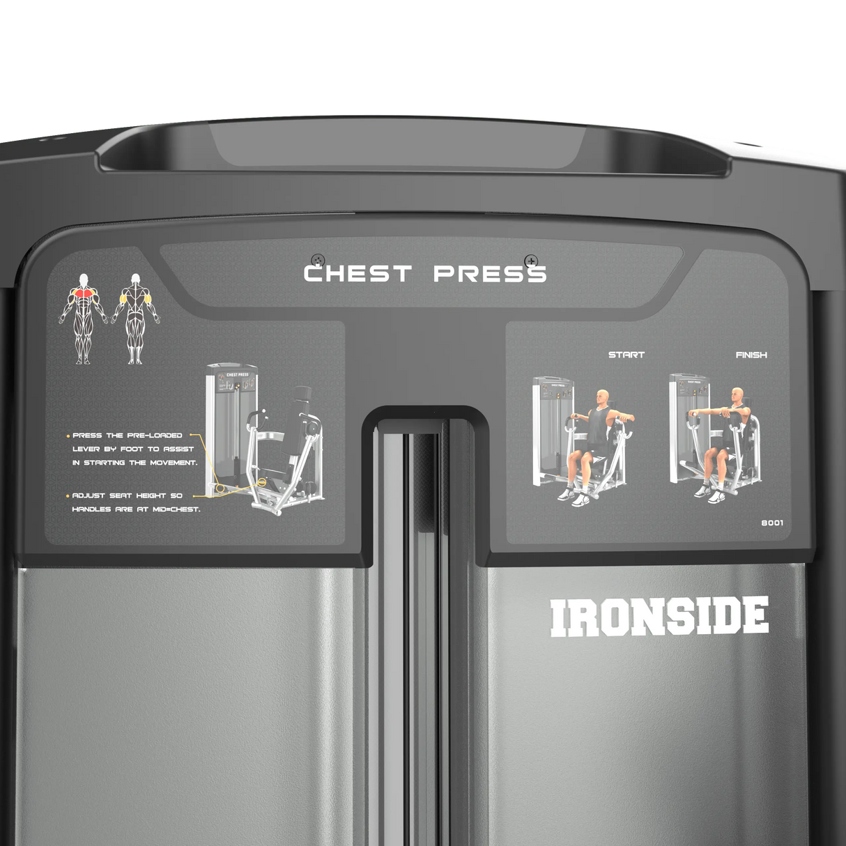 IRONSIDE Luxe Iso-Lateral Chest Press Strength Machines IRONSIDE FITNESS CANADA