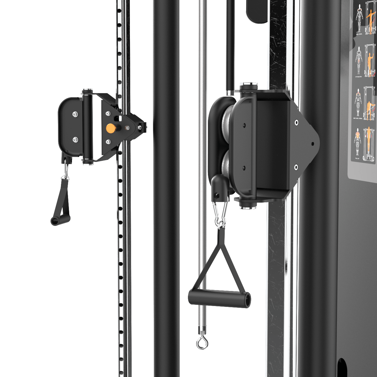 IRONSIDE Luxe Dual Adjustable Pulley Machine Strength Machines IRONSIDE FITNESS CANADA