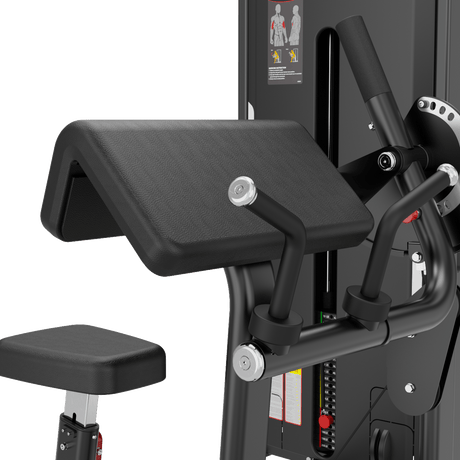 IRONSIDE Luxe Dual Biceps & Triceps Machine Strength Machines IRONSIDE FITNESS CANADA