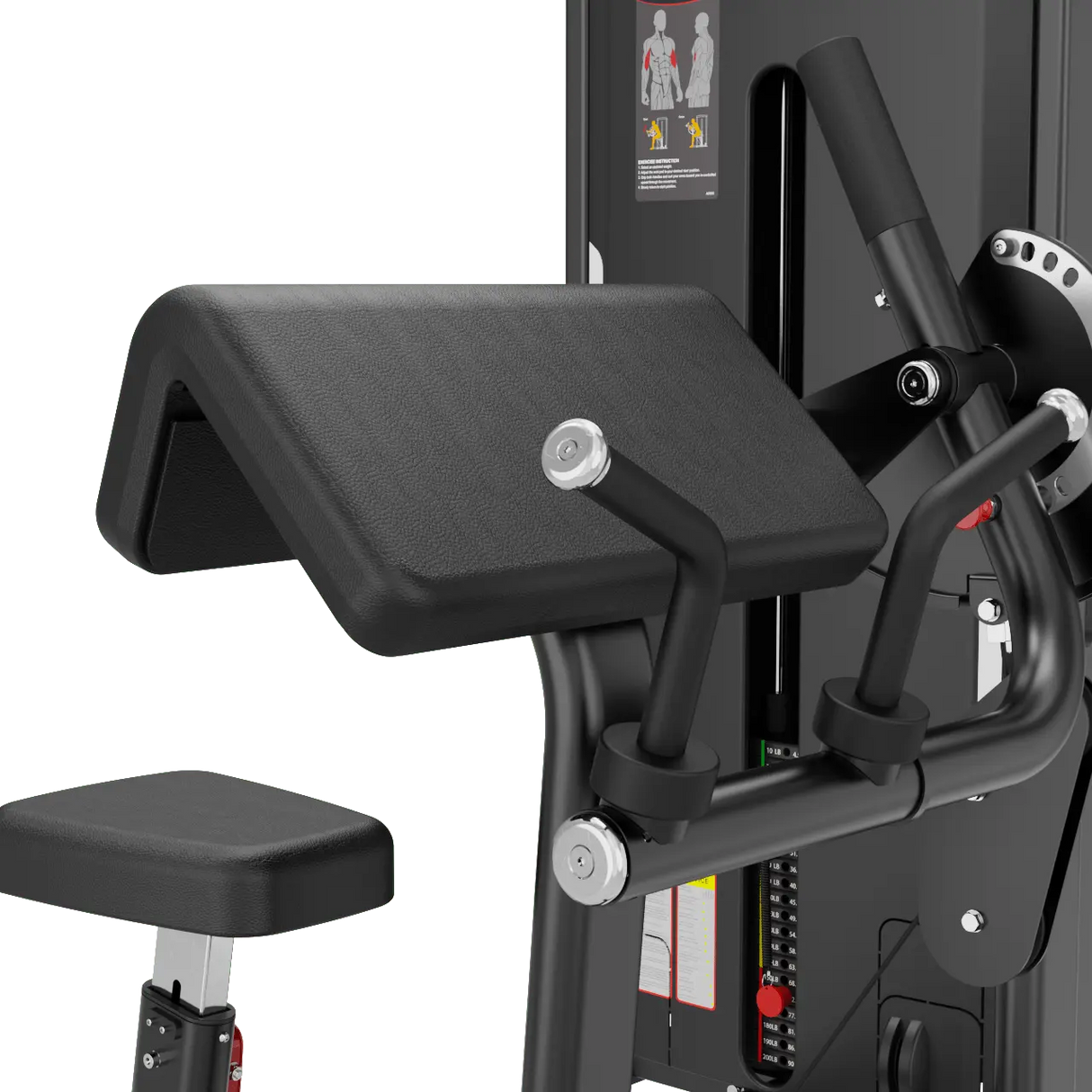 IRONSIDE Luxe Dual Biceps & Triceps Machine Strength Machines IRONSIDE FITNESS CANADA