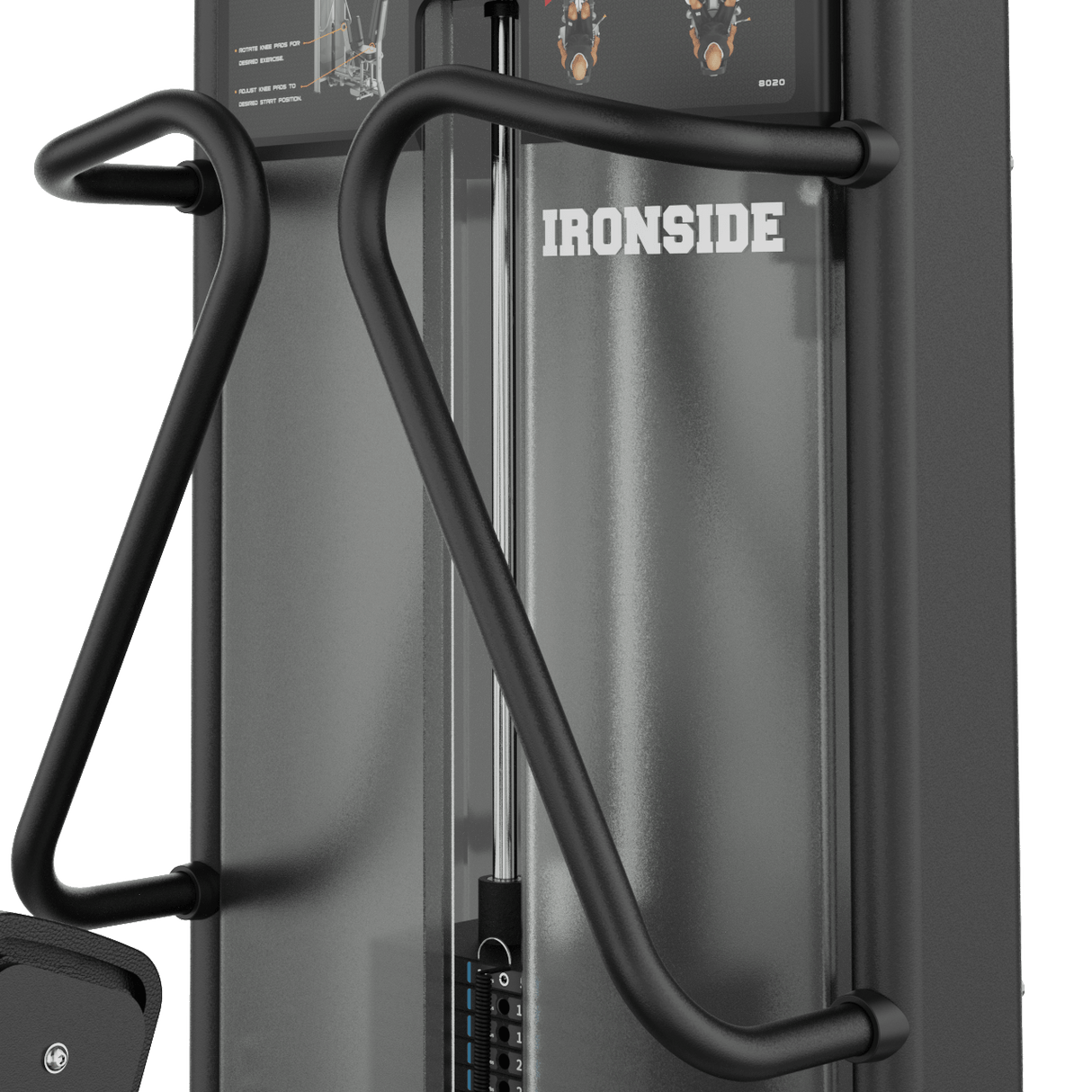 IRONSIDE Luxe Dual Abductor & Adductor Machine Strength Machines IRONSIDE FITNESS CANADA