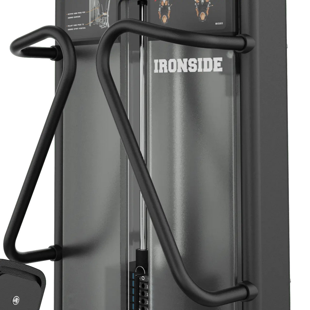 IRONSIDE Luxe Dual Abductor & Adductor Machine Strength Machines IRONSIDE FITNESS CANADA