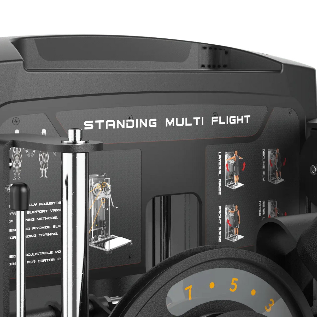 IRONSIDE Luxe Standing Multi-Station Chest Fly Machine Strength Machines IRONSIDE FITNESS CANADA