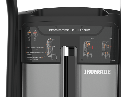 IRONSIDE Luxe Assisted Chin Dip Strength Machines IRONSIDE FITNESS CANADA