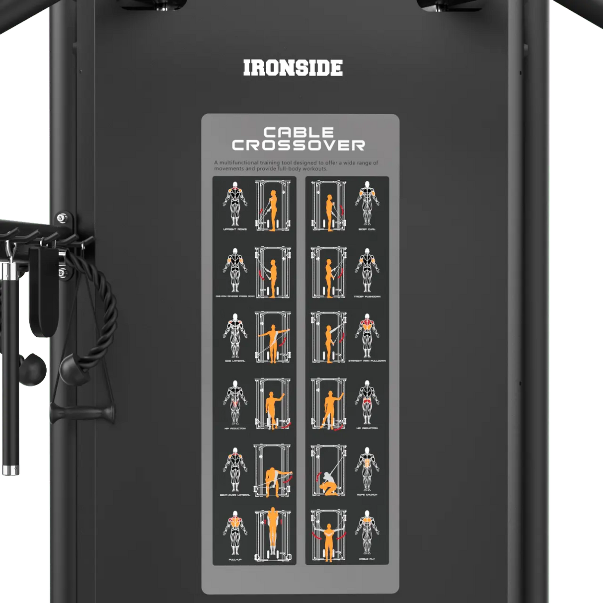 IRONSIDE Luxe Dual Adjustable Pulley Machine Strength Machines IRONSIDE FITNESS CANADA