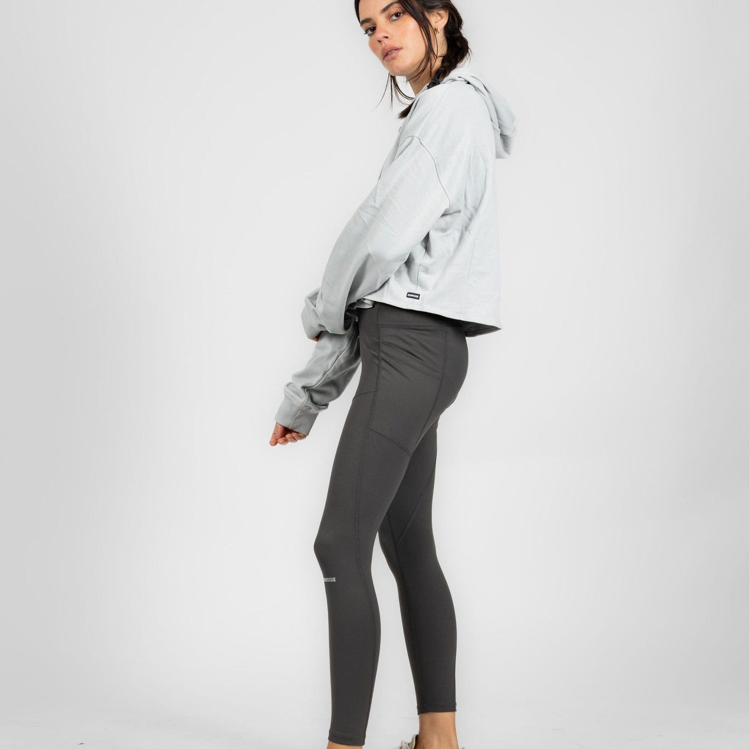 IRONSIDE Women’s Cropped Hoodie Activewear IRONSIDE FITNESS CANADA