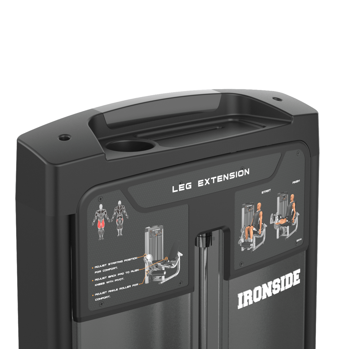 IRONSIDE Luxe Leg Extension Machine Strength Machines IRONSIDE FITNESS CANADA