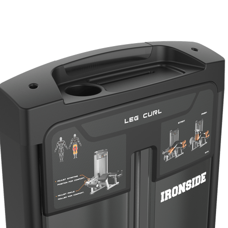 IRONSIDE Luxe Prone Leg Curl Machine Strength Machines IRONSIDE FITNESS CANADA