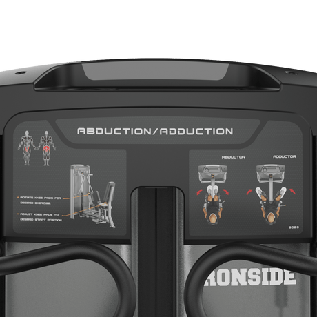 IRONSIDE Luxe Dual Abductor & Adductor Machine Strength Machines IRONSIDE FITNESS CANADA