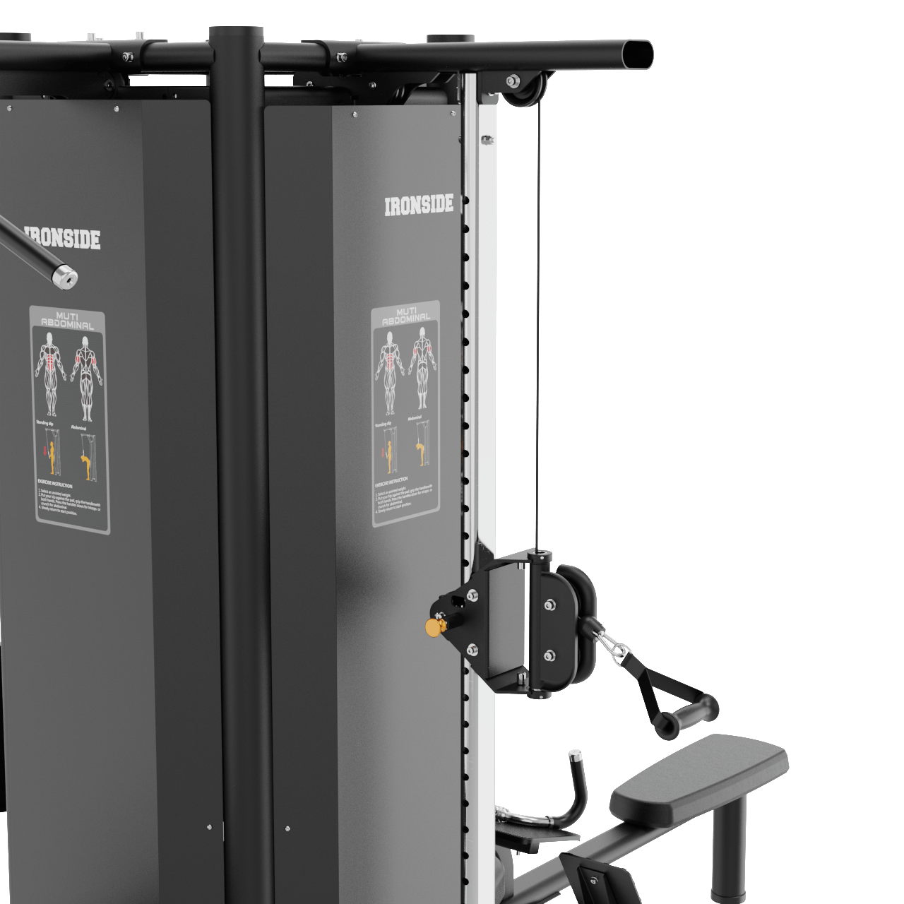 IRONSIDE Luxe 4-Stack Multi-Gym Jungle Strength Machines IRONSIDE FITNESS CANADA