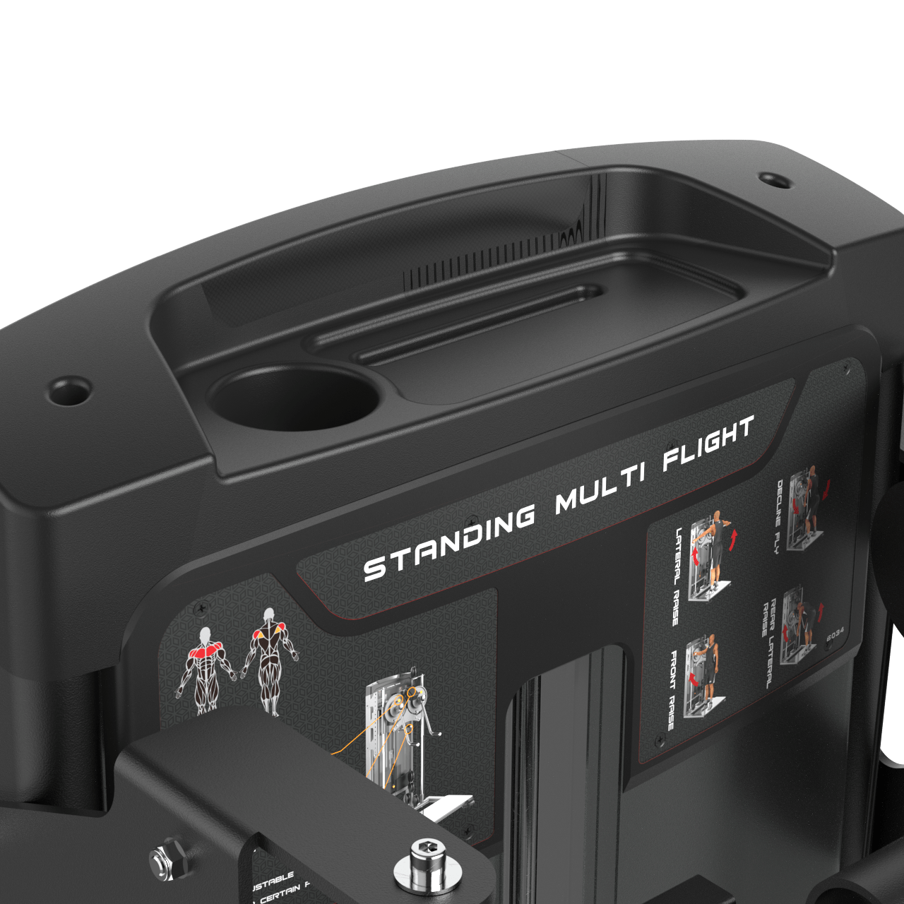 IRONSIDE Luxe Standing Multi-Station Chest Fly Machine Strength Machines IRONSIDE FITNESS CANADA