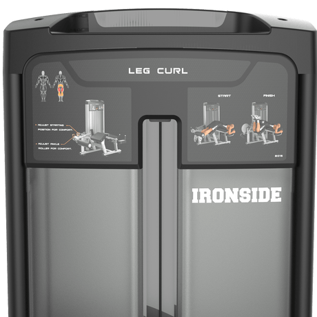 IRONSIDE Luxe Prone Leg Curl Machine Strength Machines IRONSIDE FITNESS CANADA