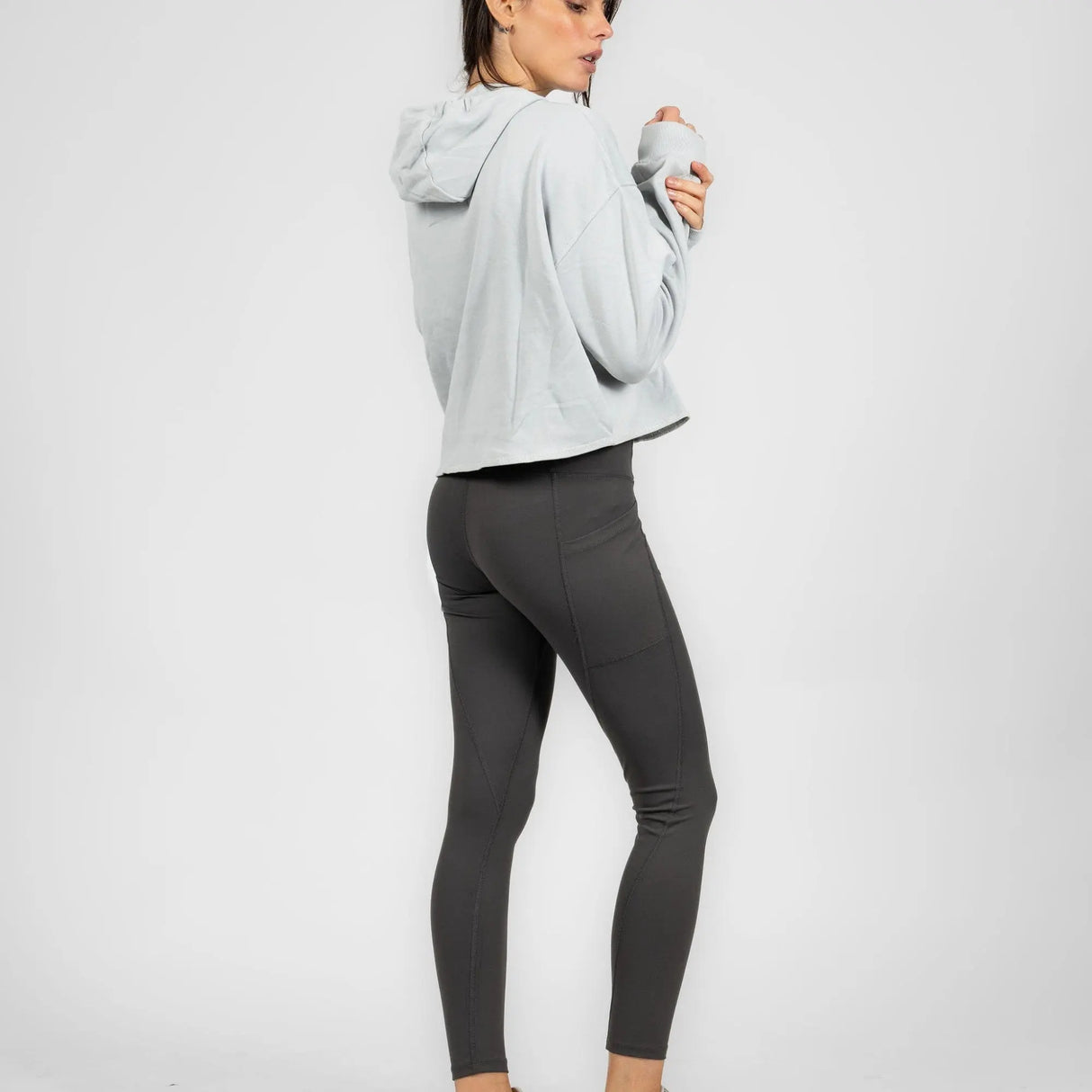 IRONSIDE Women’s Cropped Hoodie Activewear IRONSIDE FITNESS CANADA