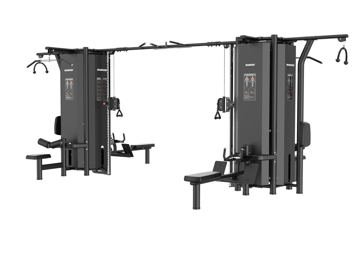 IRONSIDE Luxe 8-Stack Multi Station Strength Machines IRONSIDE FITNESS CANADA