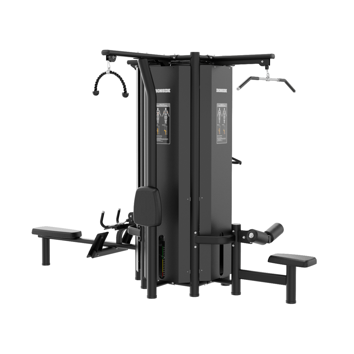 IRONSIDE Luxe 4-Stack Multi-Gym Jungle Strength Machines IRONSIDE FITNESS CANADA