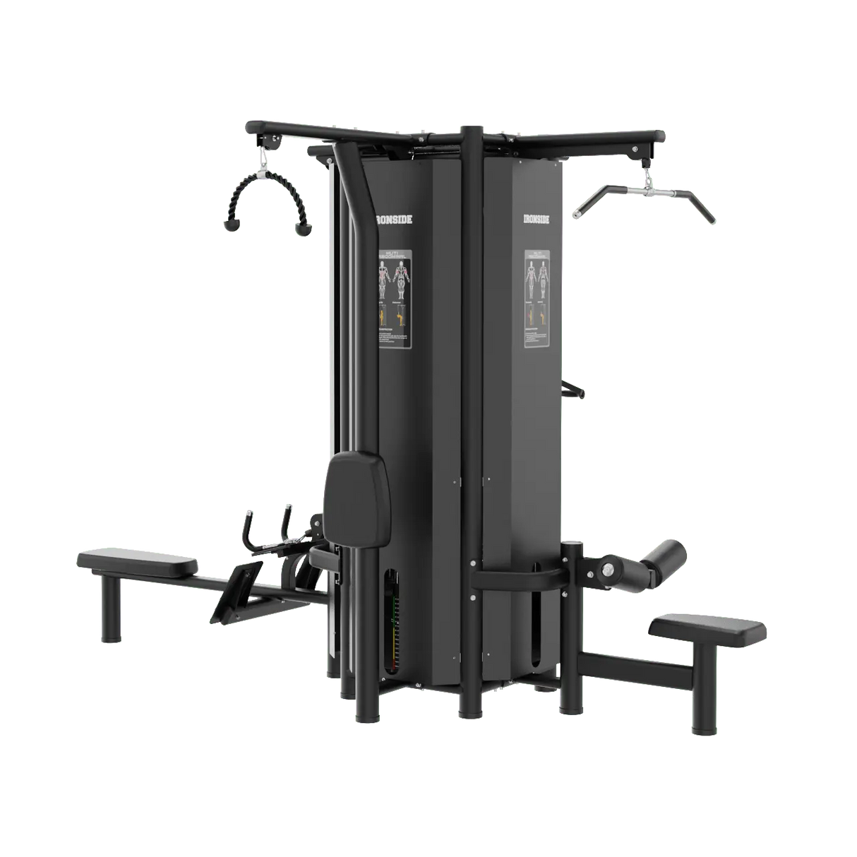 IRONSIDE Luxe 4-Stack Multi-Gym Jungle Strength Machines IRONSIDE FITNESS CANADA
