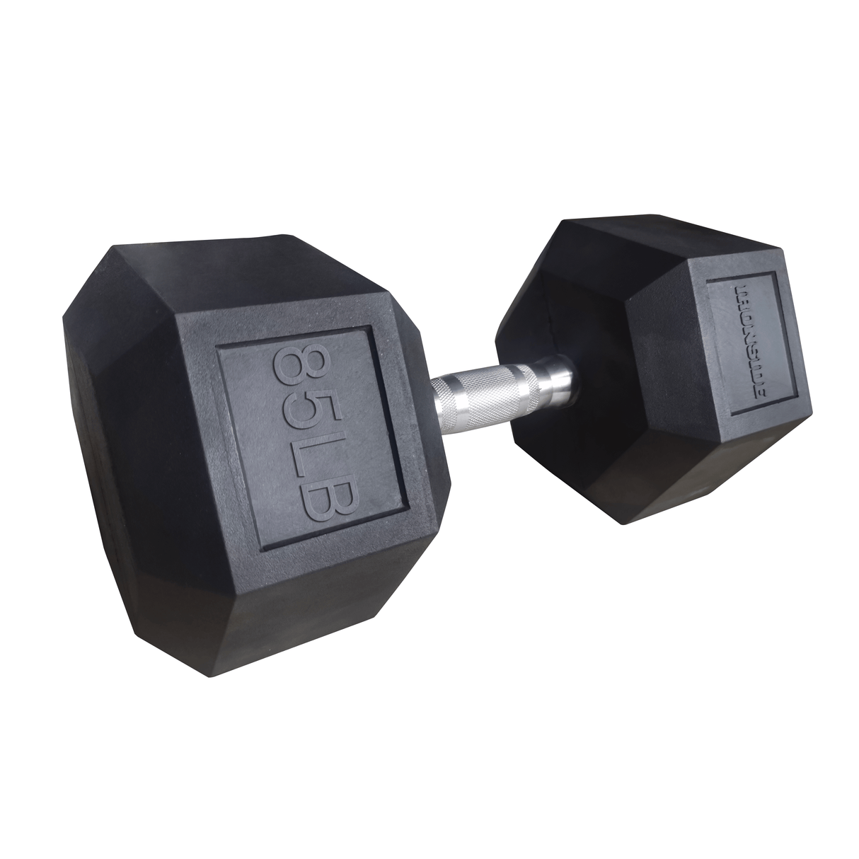IRONSIDE Rubber Hex Dumbbells 5–100 lb (Single)