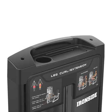 IRONSIDE Luxe Dual Leg Curl & Extension Machine Strength Machines IRONSIDE FITNESS CANADA