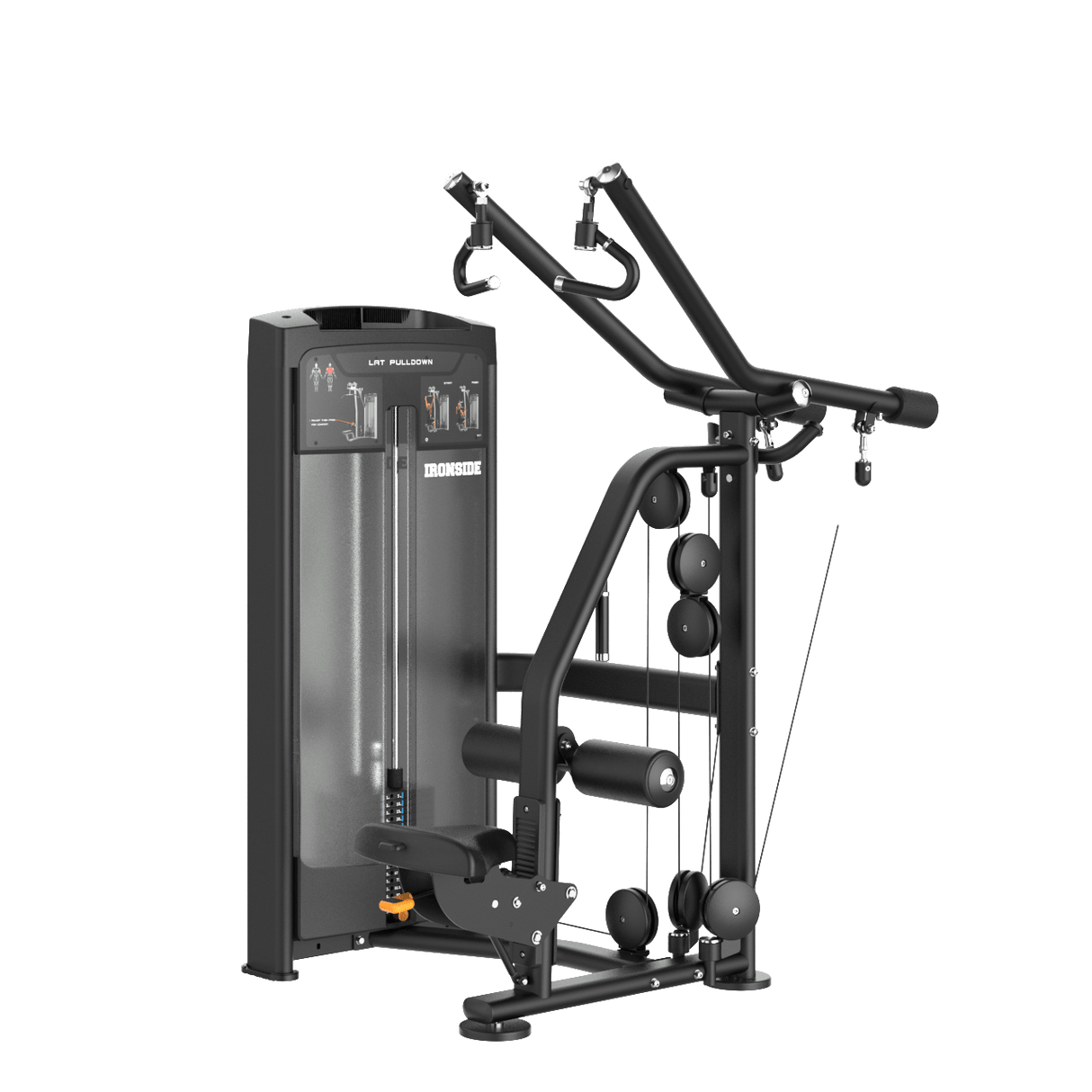 IRONSIDE Luxe Lat Pulldown Machine Strength Machines IRONSIDE FITNESS CANADA