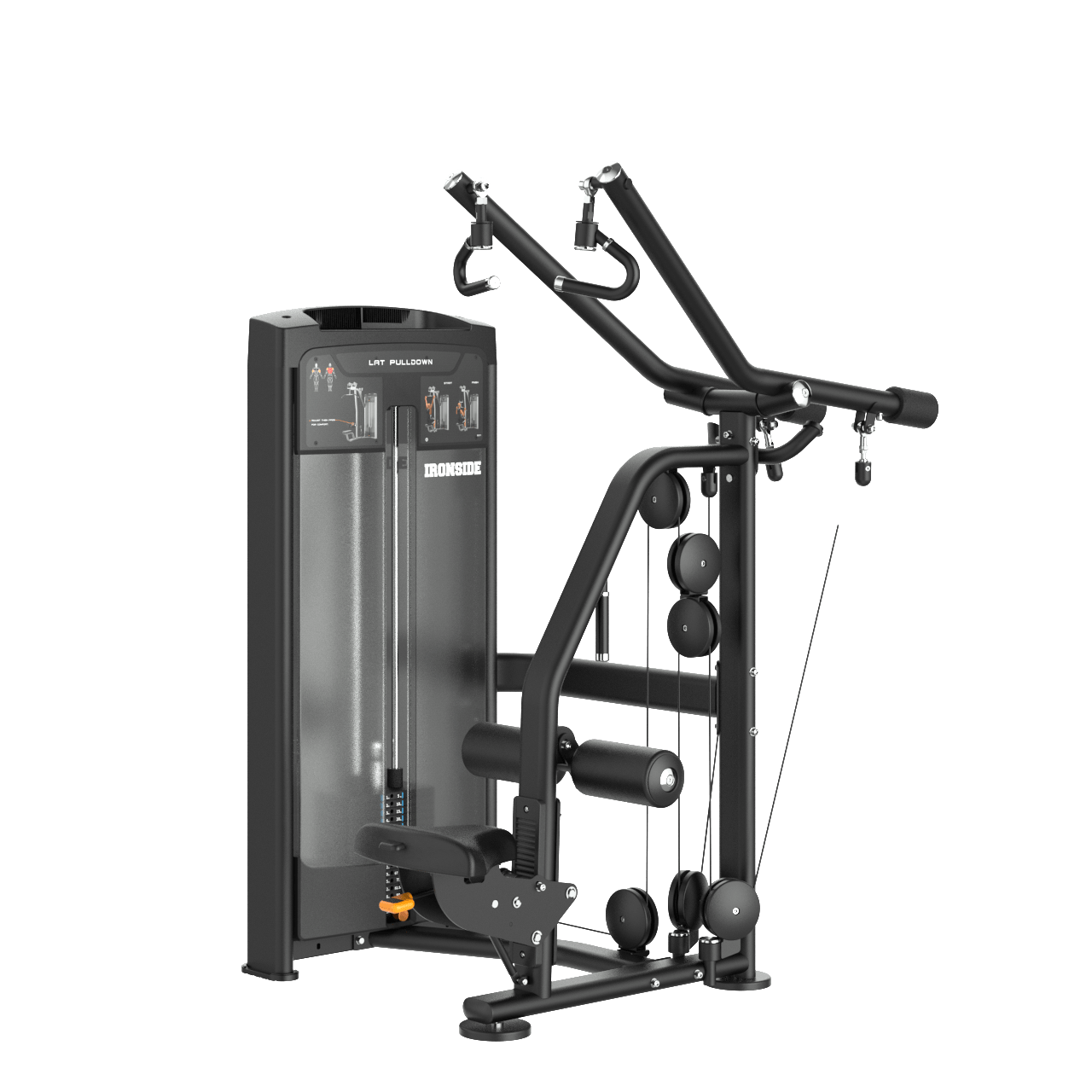 IRONSIDE Luxe Lat Pulldown Machine Strength Machines IRONSIDE FITNESS CANADA