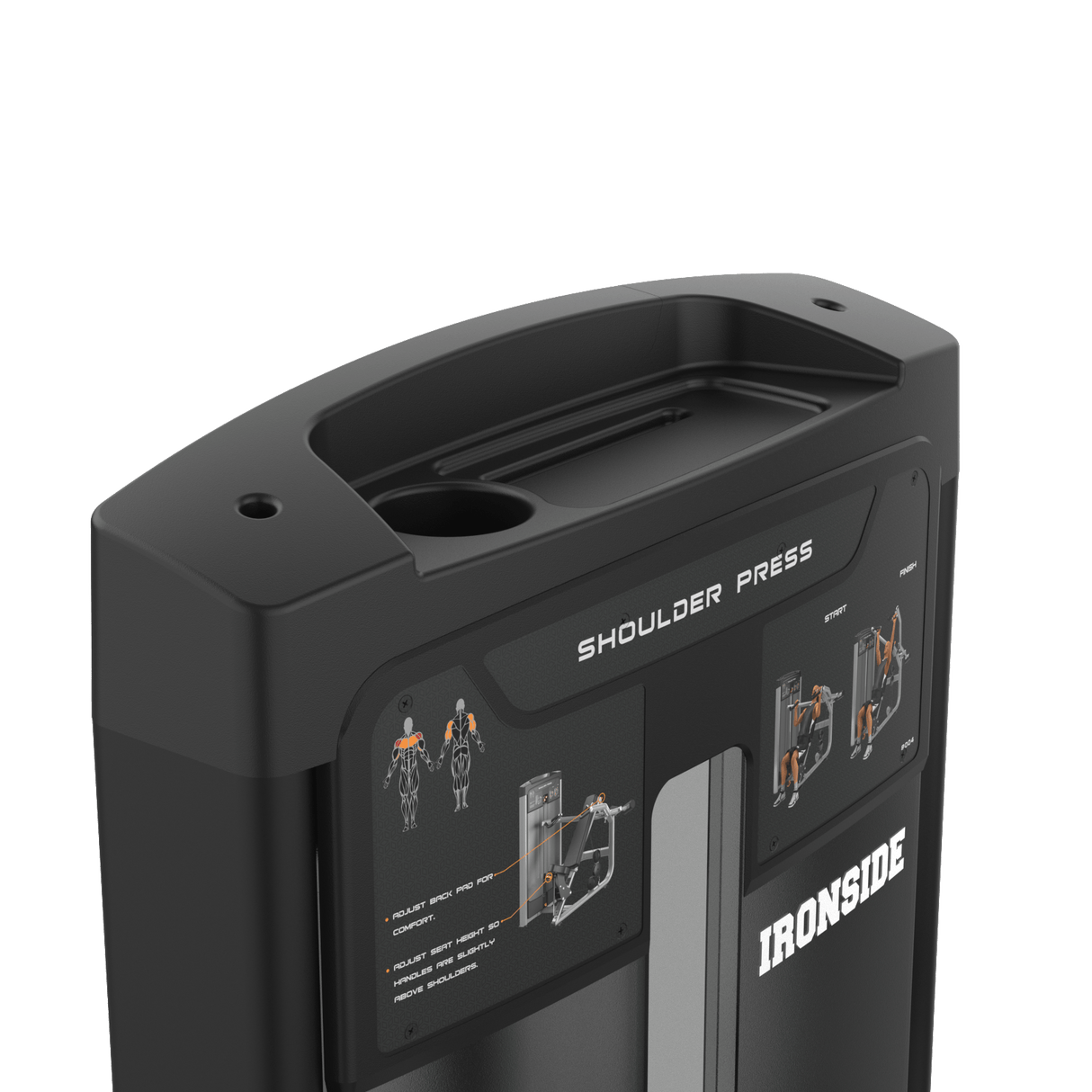 IRONSIDE Luxe Shoulder Press Machine Strength Machines IRONSIDE FITNESS CANADA