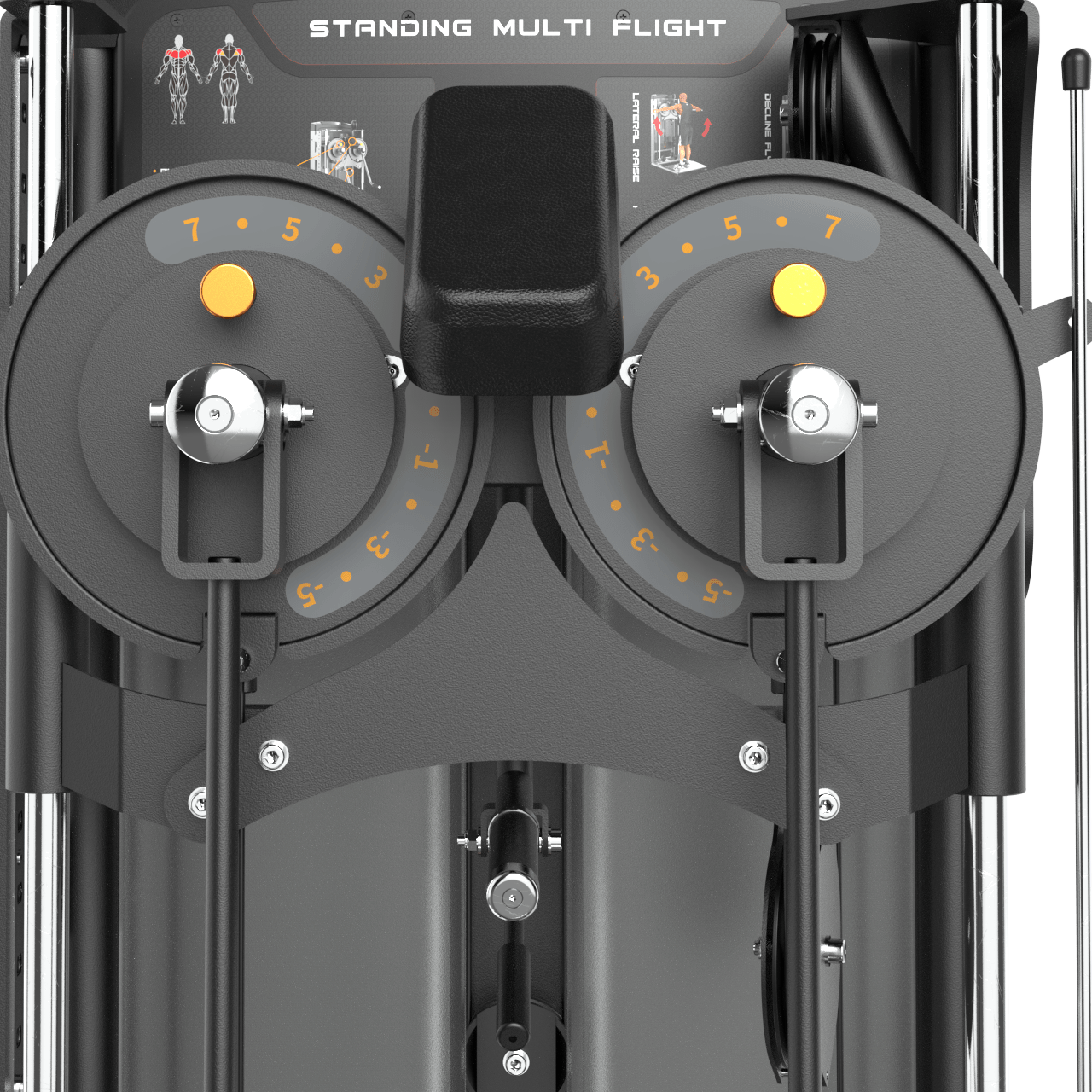 IRONSIDE Luxe Standing Multi-Station Chest Fly Machine Strength Machines IRONSIDE FITNESS CANADA