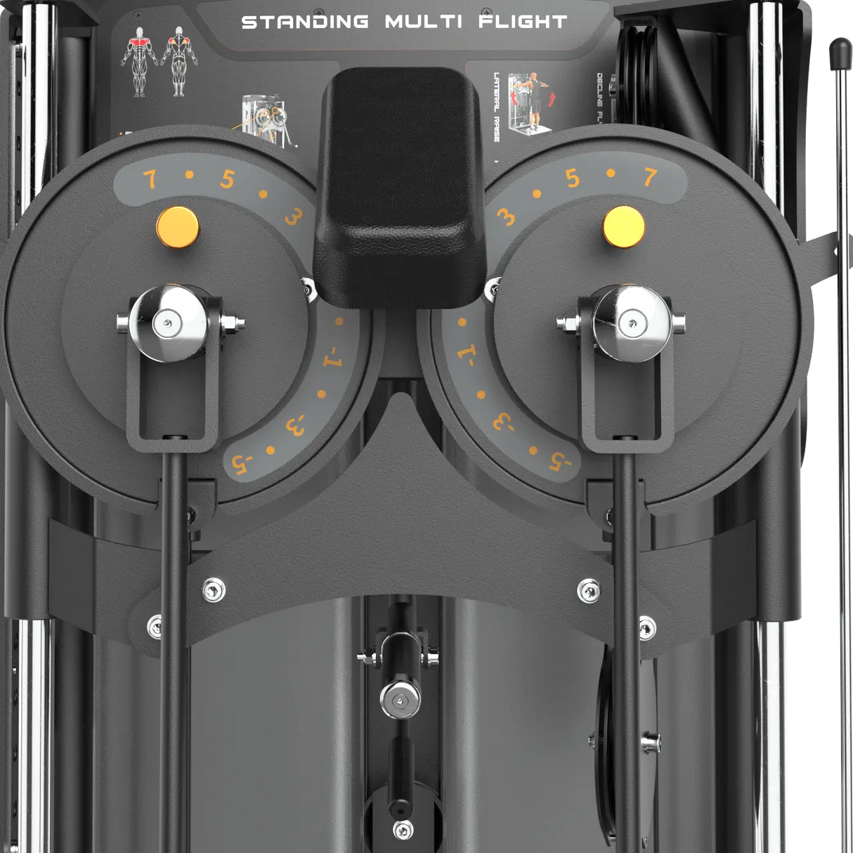 IRONSIDE Luxe Standing Multi-Station Chest Fly Machine Strength Machines IRONSIDE FITNESS CANADA