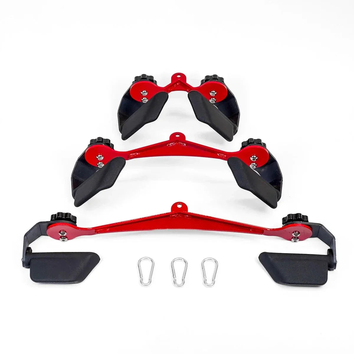 IRONSIDE Set of 3 Fixed Ergonomic Cable Attachments Training Accessories IRONSIDE FITNESS CANADA