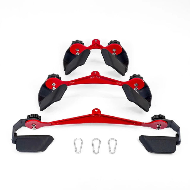 IRONSIDE Set of 3 Fixed Ergonomic Cable Attachments Training Accessories IRONSIDE FITNESS CANADA