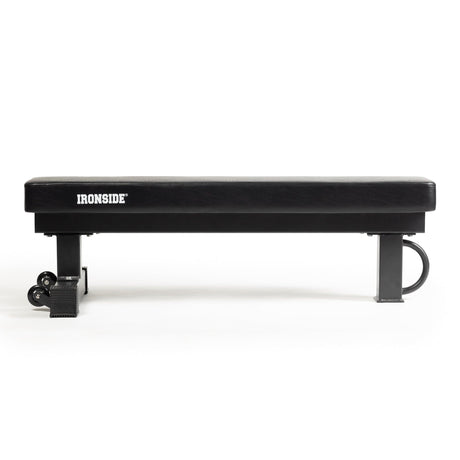 IRONSIDE Pro Flat Bench – Black Weight Benches IRONSIDE FITNESS CANADA