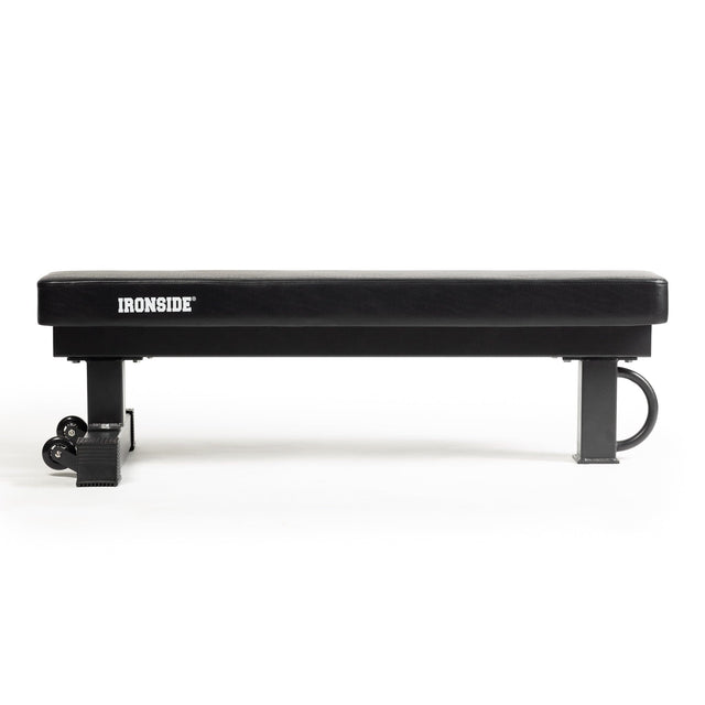 IRONSIDE Pro Flat Bench – Black Weight Benches IRONSIDE FITNESS CANADA