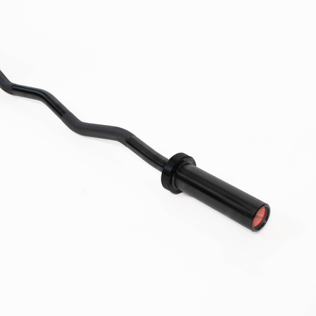 IRONSIDE Olympic EZ Curl Bar – Black Olympic Barbells IRONSIDE FITNESS CANADA